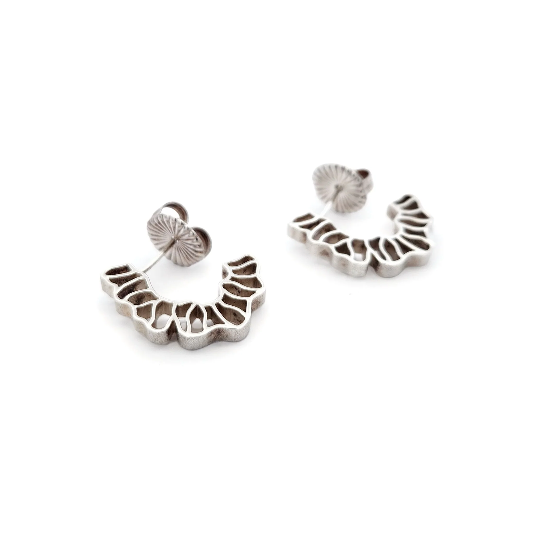 Quilled Garden Hoop Earrings
