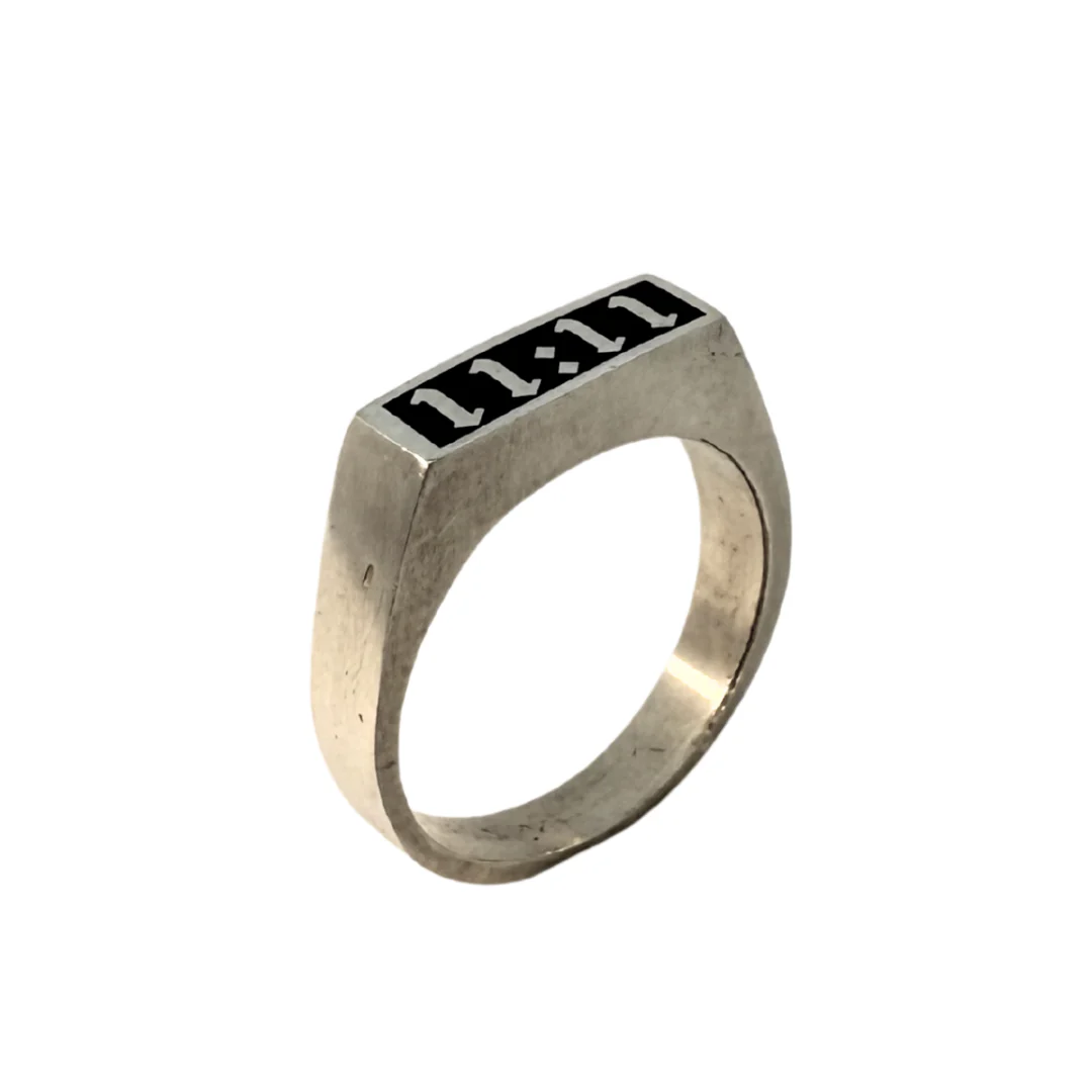Resin Rectangle Signet Ring