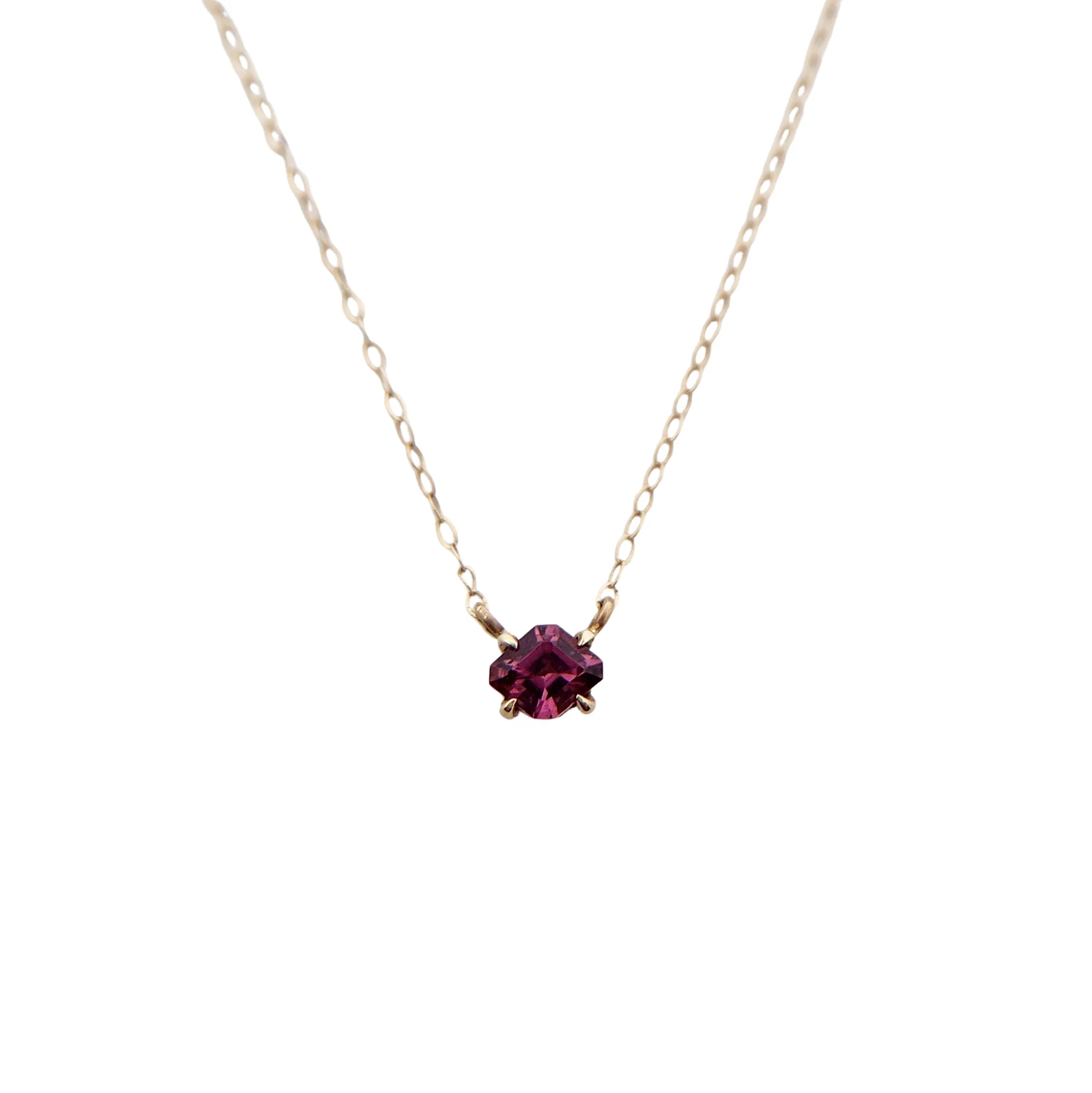 Rhodolite Lozenge Pendant