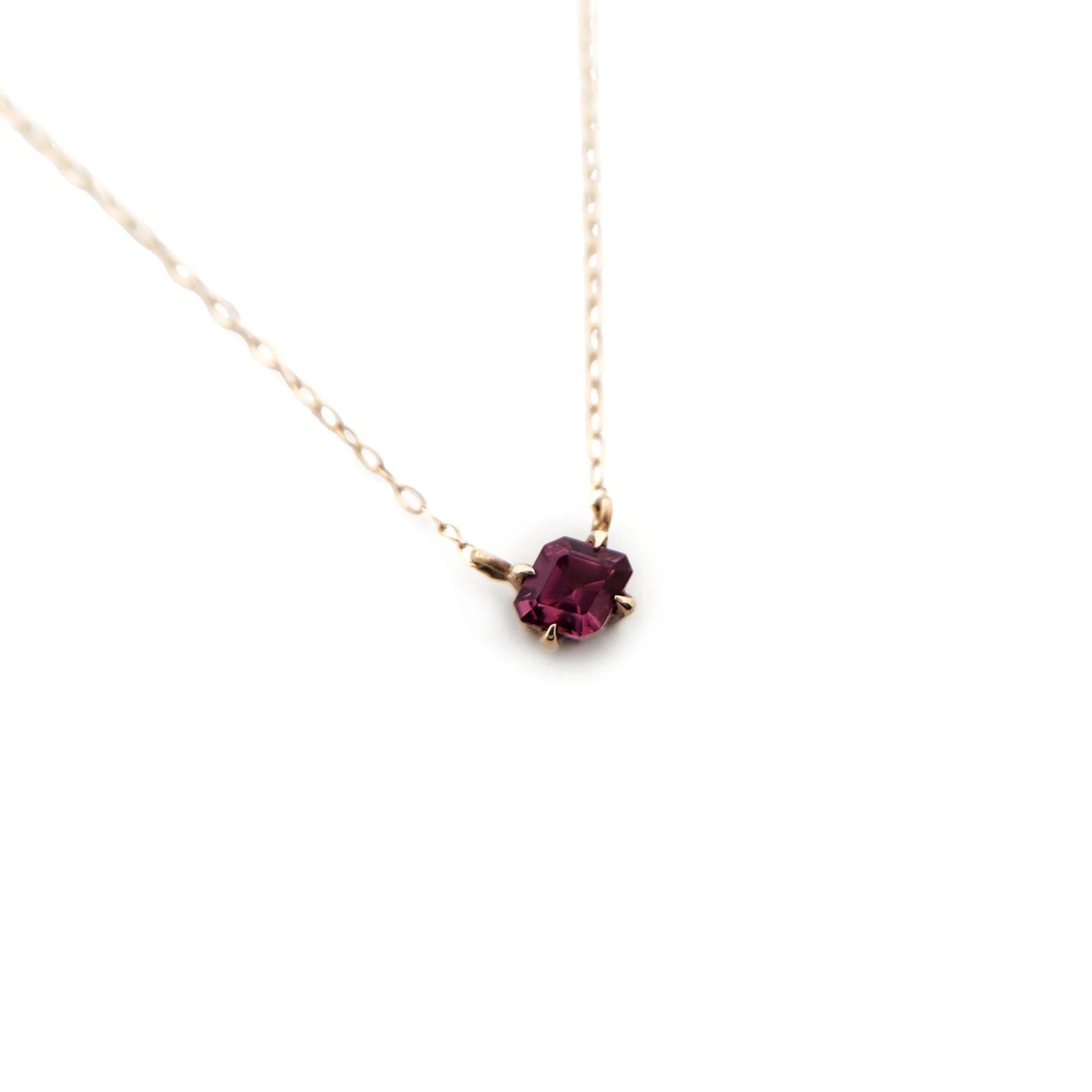 Rhodolite Lozenge Pendant - Image 2