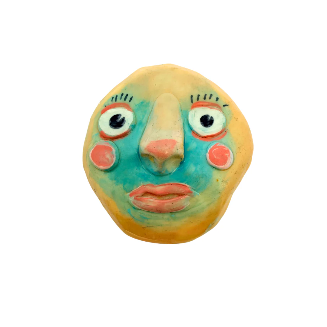 Rising Ceramic Brooch