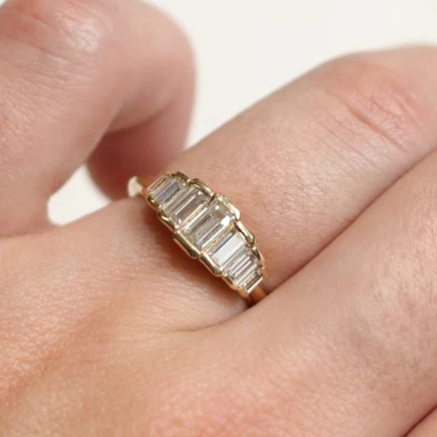 Roma Retro - Moissanite Engagement Ring - Image 2