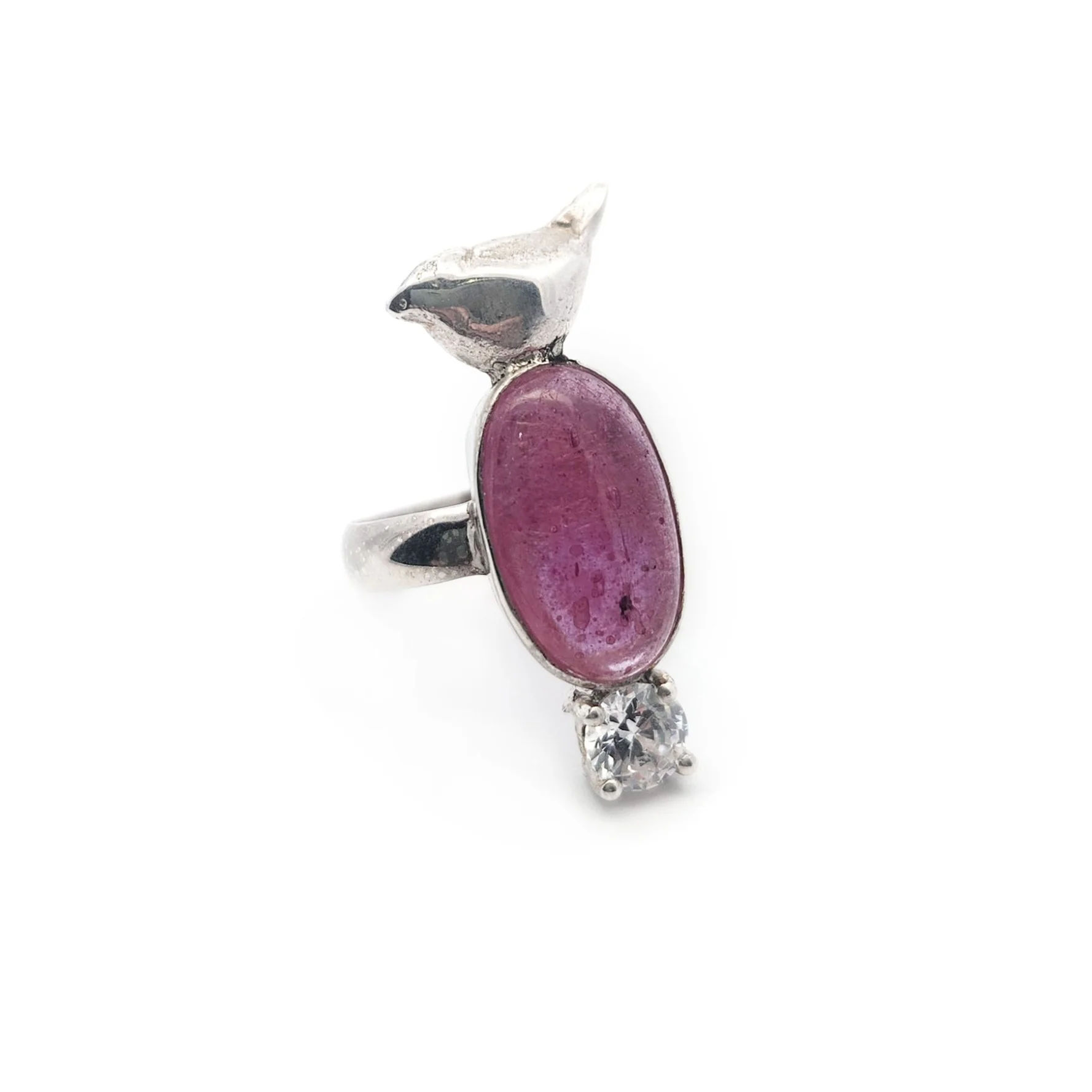 Ruby & Bird Ring