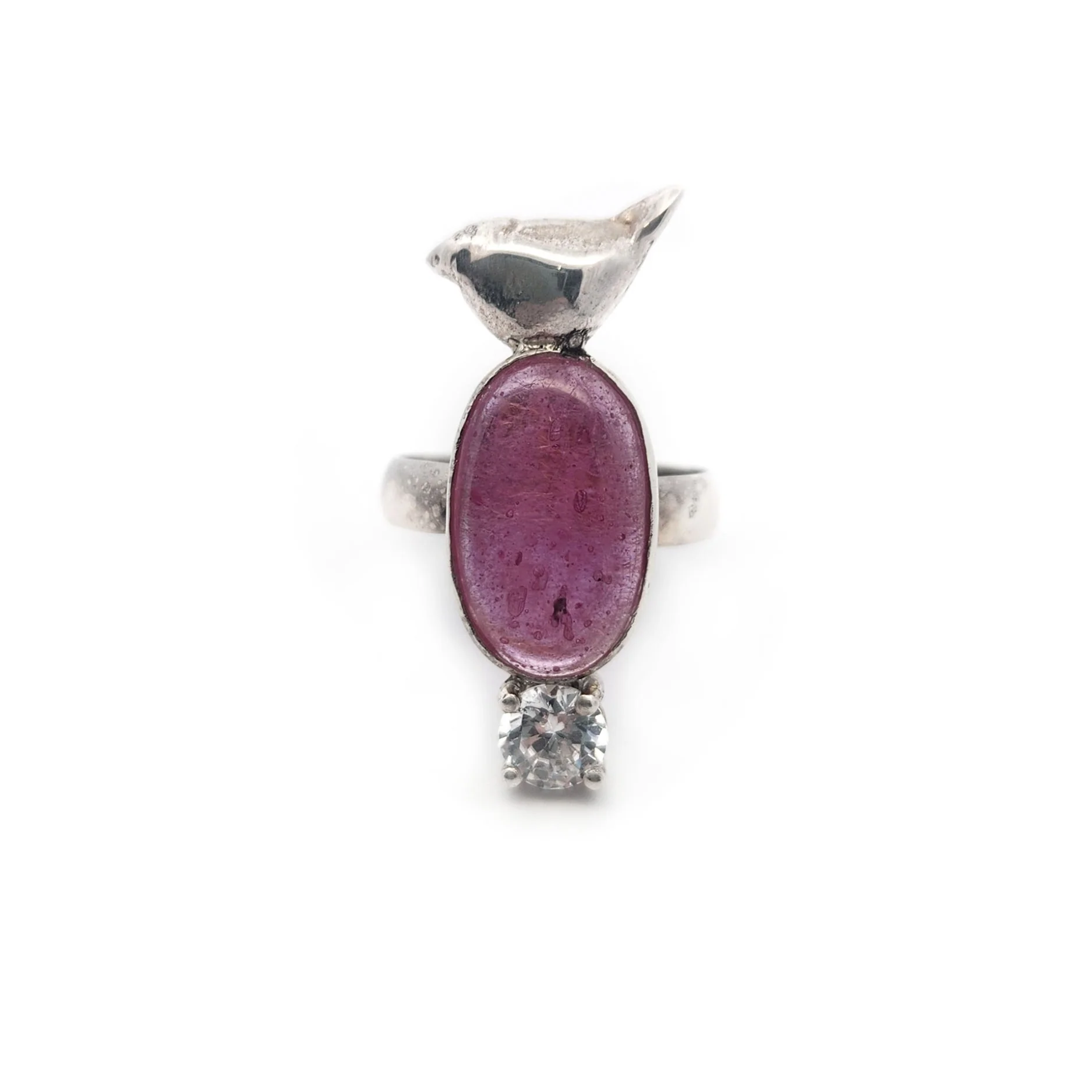 Ruby & Bird Ring - Image 2