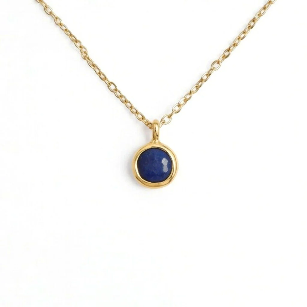 Blue Sapphire September Birthstone Necklace