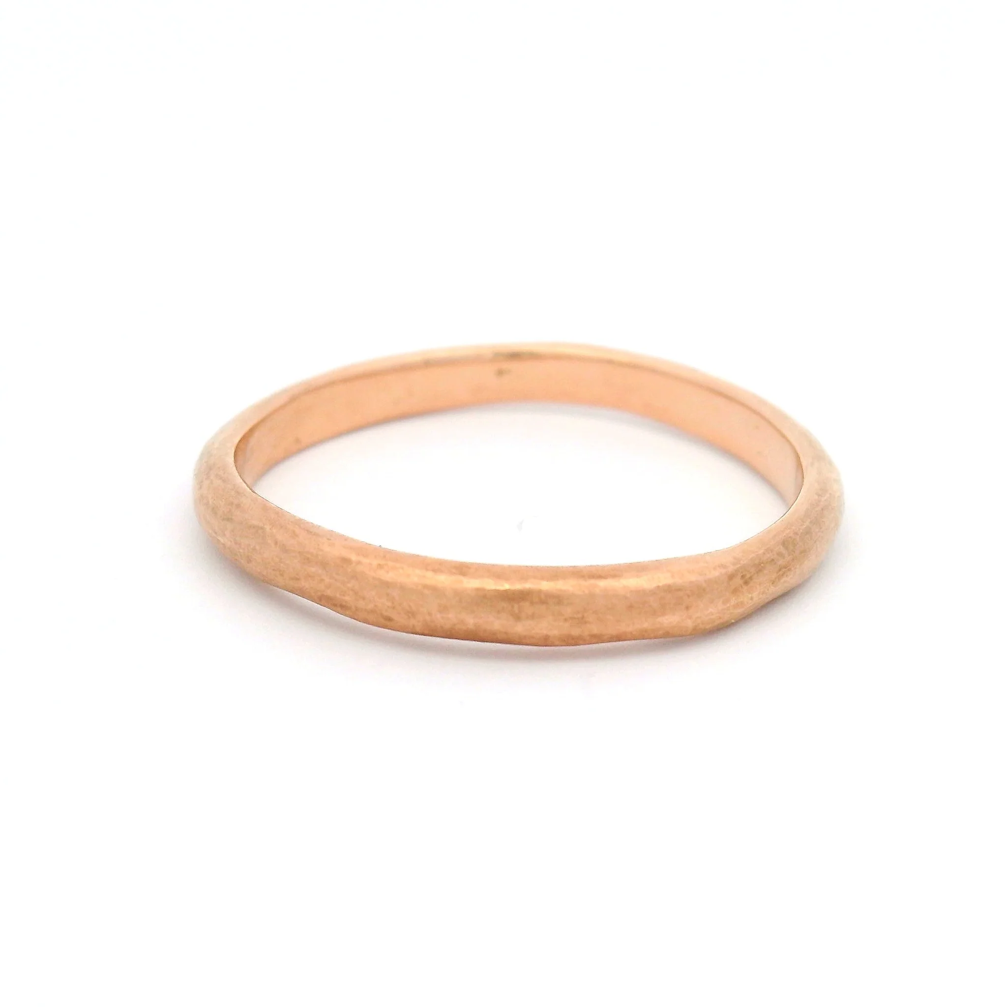 10k Rose Gold Satin Finish Band