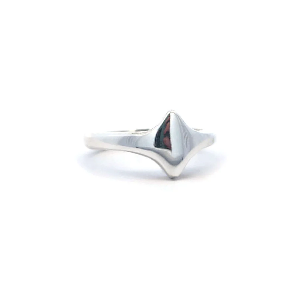 Silver Golden-Hour Ring