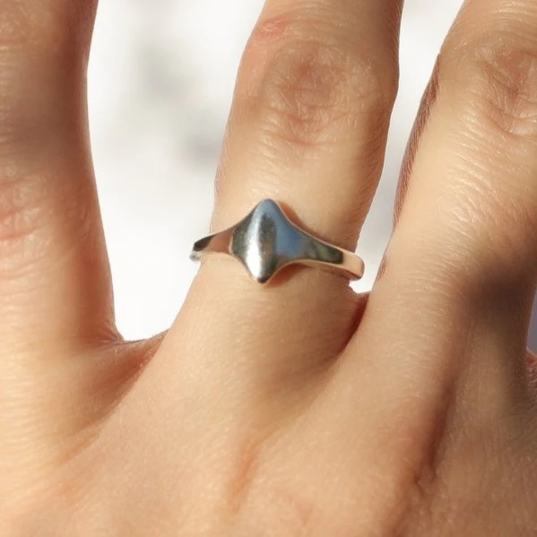 Silver Golden-Hour Ring - Image 2
