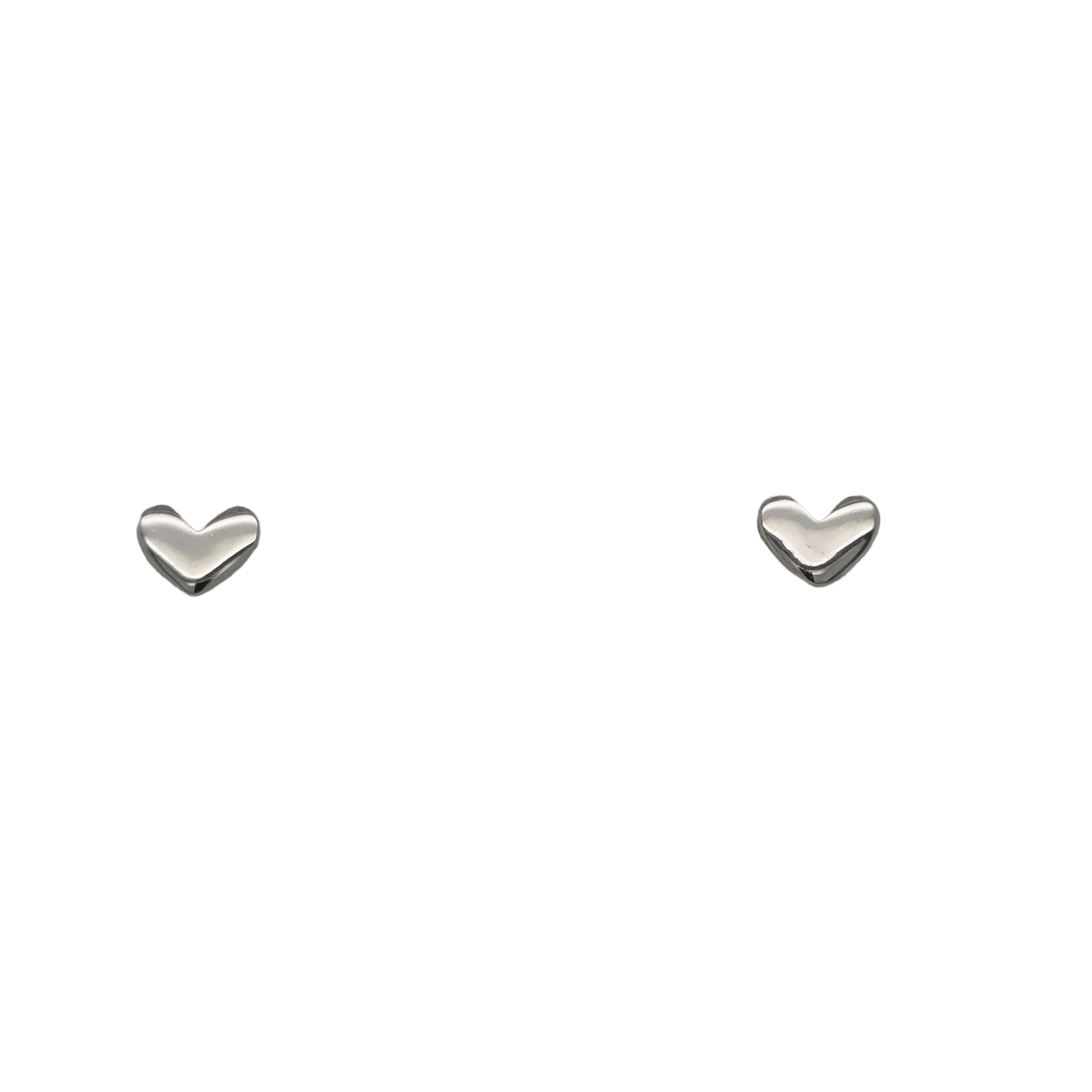 Silver Heart Studs - Image 3