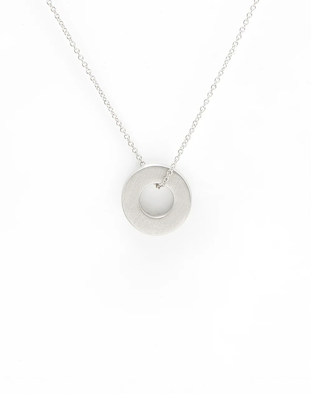 Silver Ring Inlay Pendant - Image 4