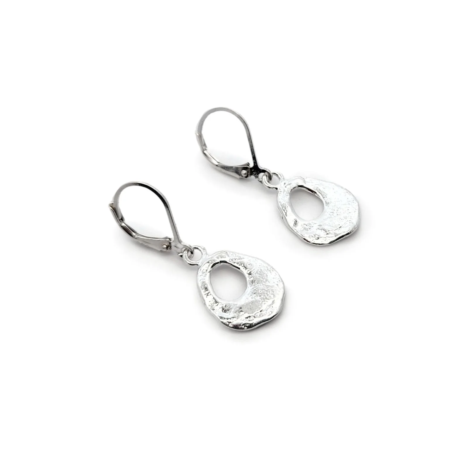 Sm Silver Eclipse Earrings - Image 2