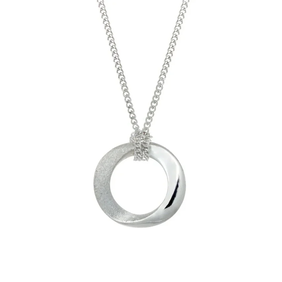Small Infinity Open Circle Necklace