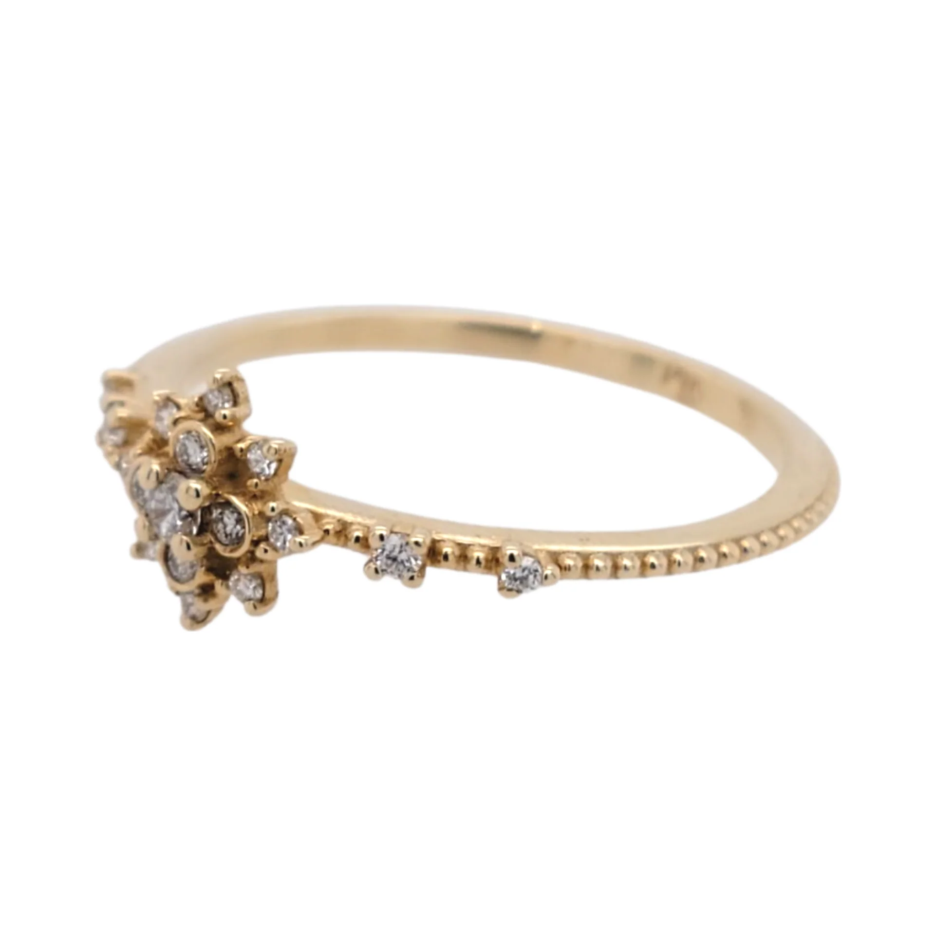 Snowflake Diamond Ring - Image 2