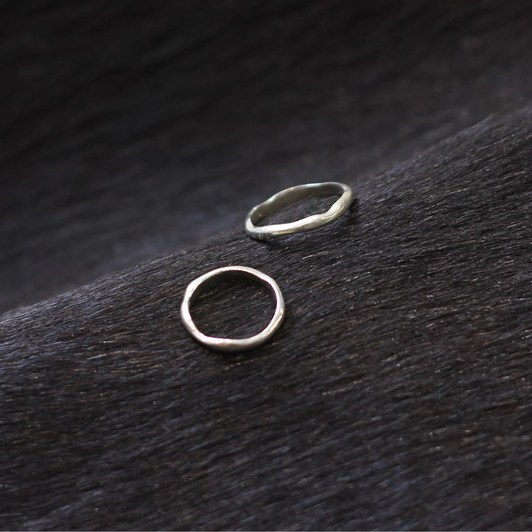 Classic Melted Stacker Ring - Image 3