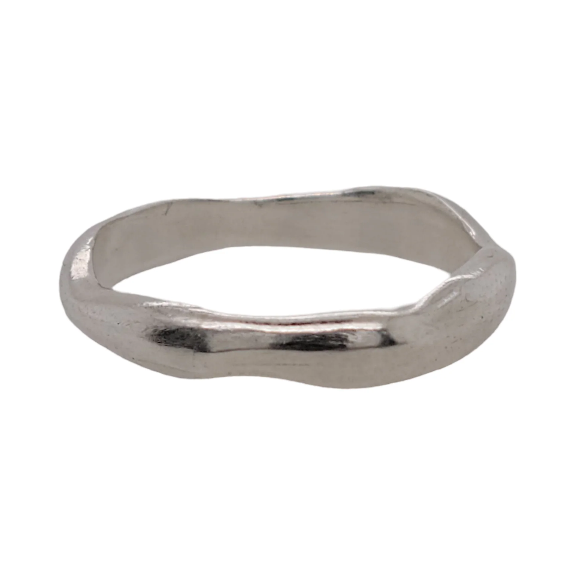 Classic Melted Stacker Ring - Image 4