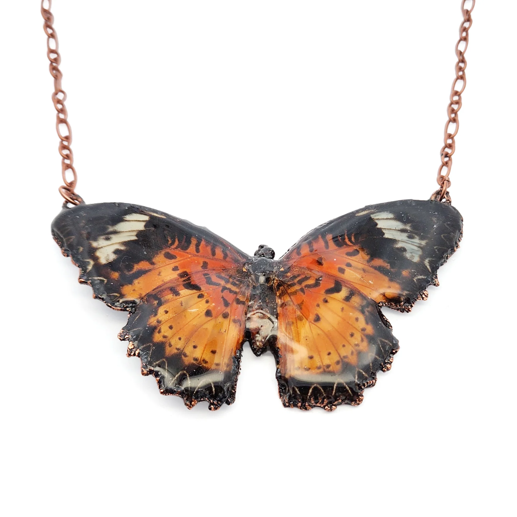Tamil Lacewing Butterfly Necklace