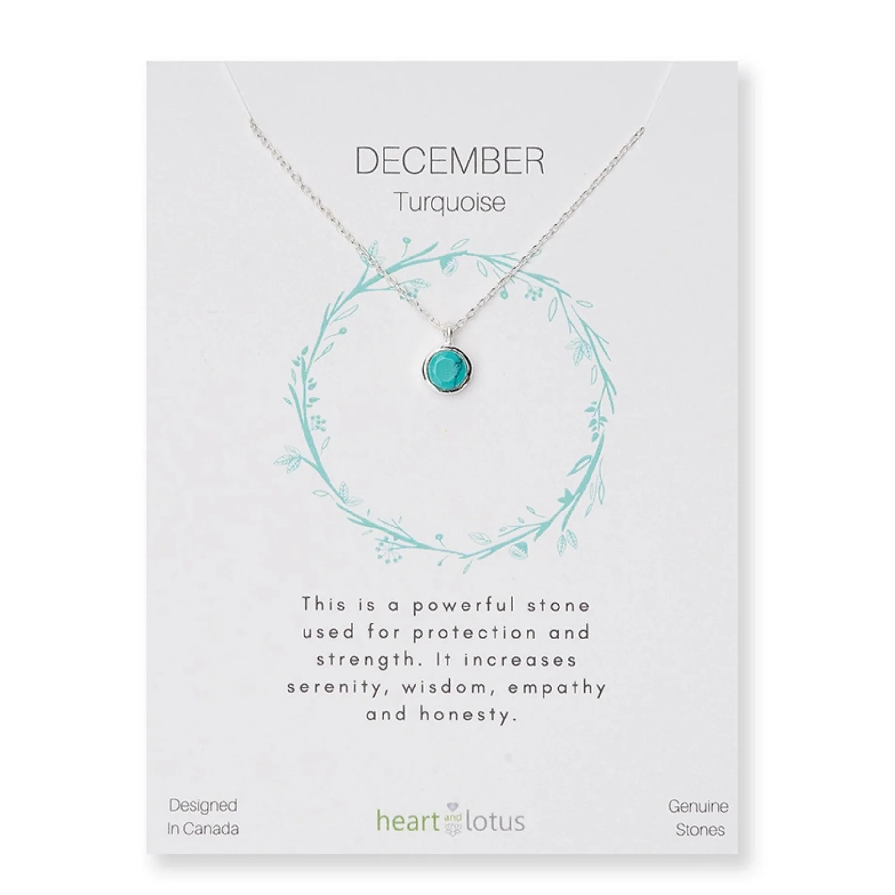 Turquoise December Birthstone Necklace - Image 3