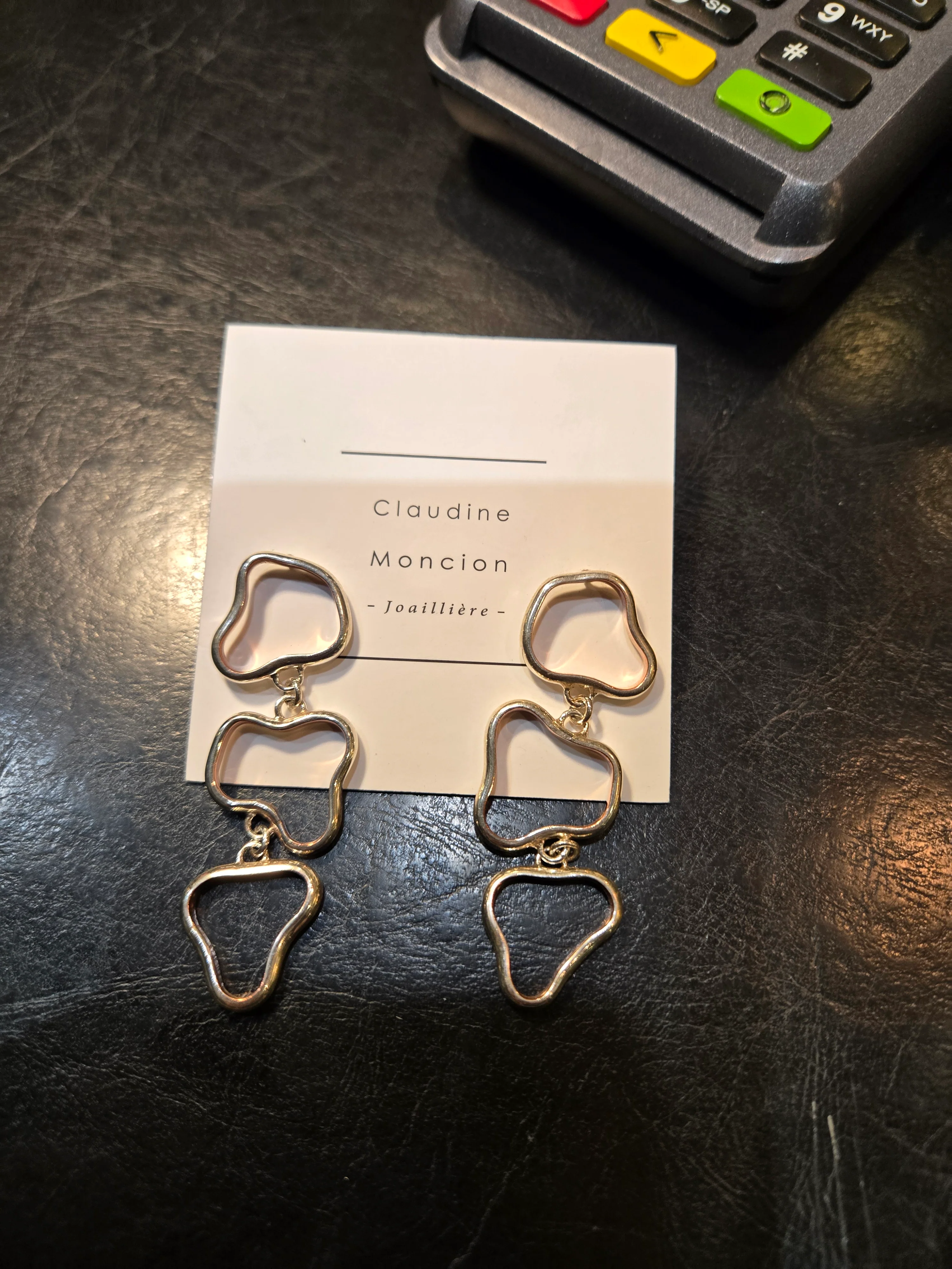 Silver Curve Earrings