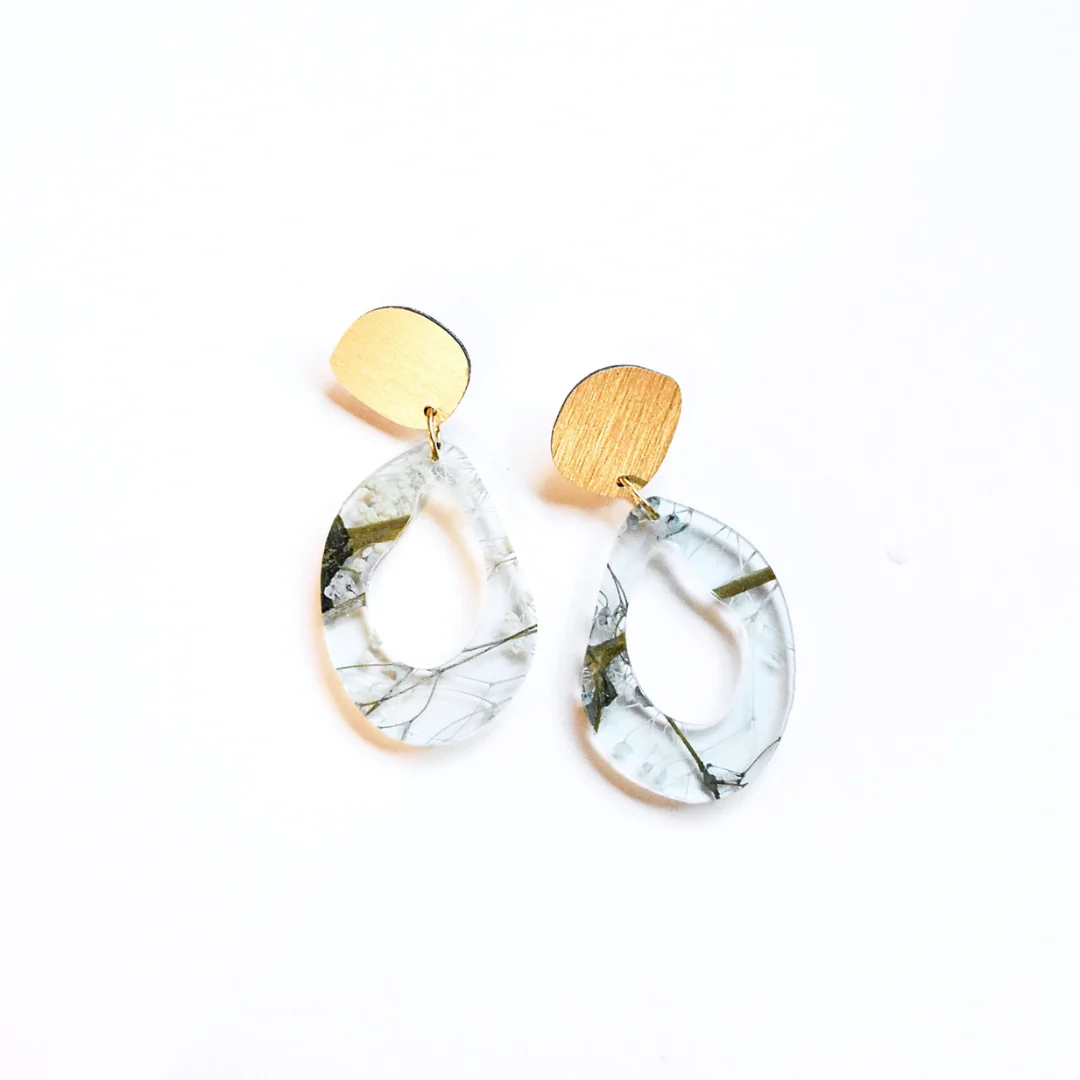 Whisper Robin Fluid Drop Earrings